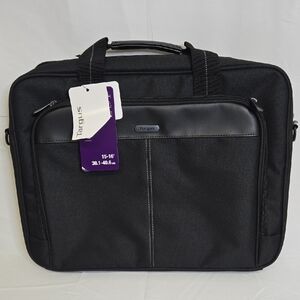 Targus‎ 15-16" Classic Slim Briefcase, Black, Model TCT027US, NEW